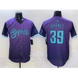 Men's Arizona Diamondbacks #39 Corbin Burnes Purple 2025 City Connect Limited Stitched Baseball Jersey
