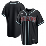 Men's Arizona Diamondbacks Blank 2026 Black Out Stitched Baseball Jersey