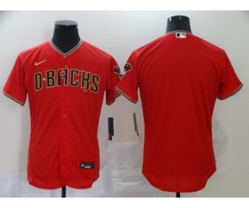 Men's Nike Diamondbacks Blank Red 2020 Baseball Flexbase Jersey