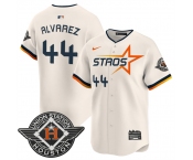 Men's Houston Astros #44 Yordan Alvarez Cream 2025 City Connect Limited Stitched Baseball Jersey