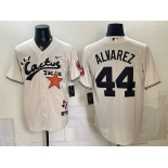 Men's Houston Astros #44 Yordan Alvarez Cream Cactus Jack Vapor Premier Limited Stitched Baseball Jersey Men's Houston Astros #44 Yordan Alvarez Cream Cactus Jack Vapor Premier Limited Stitched Baseball Jersey