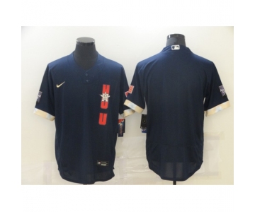 Men's Houston Astros Blank Nike Navy 2021 All-Star Game Replica Jersey