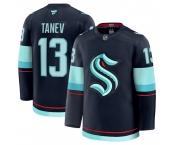 Men's Seattle Kraken #13 Brandon Tanev Navy 2024-25 Home Stitched Hockey Jersey