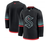 Men's Seattle Kraken Blank Black Alternate Stitched Hockey Jersey Men's Seattle Kraken Blank Black Alternate Stitched Hockey Jersey