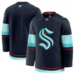 Men's Seattle Kraken Blank Navy 2024-25 Home Stitched Hockey Jersey