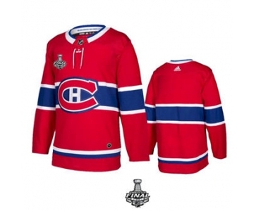 Men's Montreal Canadiens Blank 2021 Red Stanley Cup Final Stitched Hockey Jersey