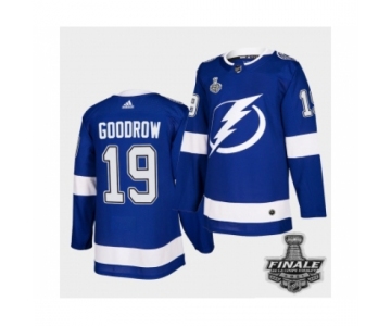 Men's Adidas Lightning #19 Barclay Goodrow Blue Home Authentic 2021 Stanley Cup Jersey