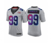 Men's Los Angeles Rams #99 Aaron Donald Gray 2022 Super Bowl LVI Limited Stitched Jersey