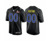 Men's Los Angeles Rams ACTIVE PLAYER Custom 2022 Black Super Bowl LVI game Stitched Jersey