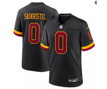 Mens Washington Commanders #0 Mike Sainristil 2026 Black Alternate Vapor F.U.S.E.Limited Jersey