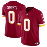 Men's Washington Commanders #0 Mike Sainristil Burgundy 2026 F.U.S.E. Vapor Limited Football Stitched Jersey Men's Washington Commanders #0 Mike Sainristil Burgundy 2026 F.U.S.E. Vapor Limited Football Stitched Jersey