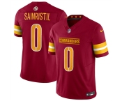Men's Washington Commanders #0 Mike Sainristill Burgundy 2025 Draft F.U.S.E. Vapor Limited Football Stitched Jersey Men's Washington Commanders #0 Mike Sainristill Burgundy 2025 Draft F.U.S.E. Vapor Limited Football Stitched Jersey