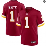Mens Washington Commanders #1 Rachaad White Nike 2026 Burgundy Vapor F.U.S.E.Limited Jersey Mens Washington Commanders #1 Rachaad White Nike 2026 Burgundy Vapor F.U.S.E.Limited Jersey