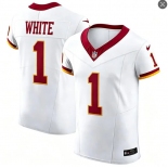 Mens Washington Commanders #1 Rachaad White Nike 2026 White Away Vapor F.U.S.E.Limited Jersey Mens Washington Commanders #1 Rachaad White Nike 2026 White Away Vapor F.U.S.E.Limited Jersey