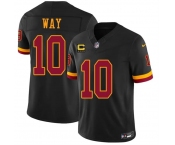Men's Washington Commanders #10 Tress Way Black 2026 F.U.S.E. With 4-Star C Patch Vapor Limited Football Stitched Jersey Men's Washington Commanders #10 Tress Way Black 2026 F.U.S.E. With 4-Star C Patch Vapor Limited Football Stitched Jersey
