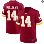 Mens Washington Commanders #14 Antonio Williams Nike 2026 Burgundy Vapor F.U.S.E.Limited Jersey Mens Washington Commanders #14 Antonio Williams Nike 2026 Burgundy Vapor F.U.S.E.Limited Jersey