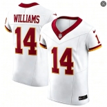 Mens Washington Commanders #14 Antonio Williams Nike 2026 White Away Vapor F.U.S.E.Limited Jersey Mens Washington Commanders #14 Antonio Williams Nike 2026 White Away Vapor F.U.S.E.Limited Jersey