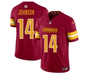 Men's Washington Commanders #14 Josh Johnson Burgundy 2025 Draft F.U.S.E. Vapor Limited Football Stitched Jersey