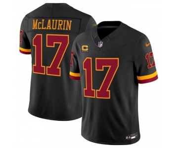 Men's Washington Commanders #17 Terry McLaurin Black 2026 F.U.S.E. Hail Raiser Alternate Vapor Limited Stitched Football Jersey