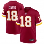 Men's Washington Commanders #18 Stephon Diggs Red 2026 Vapor Limited Stitched Football Jersey Men's Washington Commanders #18 Stephon Diggs Red 2026 Vapor Limited Stitched Football Jersey