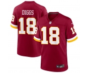 Men's Washington Commanders #18 Stephon Diggs Red 2026 Vapor Limited Stitched Football Jersey Men's Washington Commanders #18 Stephon Diggs Red 2026 Vapor Limited Stitched Football Jersey