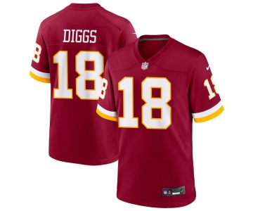 Men's Washington Commanders #18 Stephon Diggs Red 2026 Vapor Limited Stitched Football Jersey