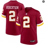 Mens Washington Commanders #2 Amik Robertson Nike 2026 Burgundy Vapor F.U.S.E.Limited Jersey
