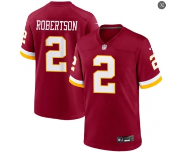 Mens Washington Commanders #2 Amik Robertson Nike 2026 Burgundy Vapor F.U.S.E.Limited Jersey