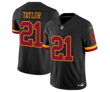 Men's Washington Commanders #21 Sean Taylor Black 2026 F.U.S.E. Hail Raiser Alternate Vapor Limited Stitched Football Jersey