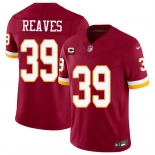 Men's Washington Commanders #39 Jeremy Reaves Burgundy 2026 F.U.S.E. With 2-Star C Patch Vapor Limited Football Stitched Jersey Men's Washington Commanders #39 Jeremy Reaves Burgundy 2026 F.U.S.E. With 2-Star C Patch Vapor Limited Football Stitched Jersey