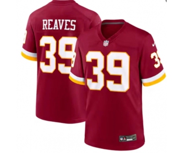 Mens Washington Commanders #39 Jeremy Reaves Nike 2026 Burgundy Vapor F.U.S.E.Limited Jersey