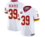 Men's Washington Commanders #39 Jeremy Reaves White 2026 F.U.S.E. With 2-Star C Patch Vapor Limited Football Stitched Jersey Men's Washington Commanders #39 Jeremy Reaves White 2026 F.U.S.E. With 2-Star C Patch Vapor Limited Football Stitched Jersey