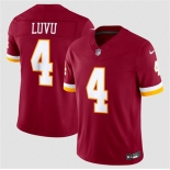 Men's Washington Commanders #4 Frankie Luvu Burgundy 2026 F.U.S.E. Vapor Limited Football Stitched Jersey Men's Washington Commanders #4 Frankie Luvu Burgundy 2026 F.U.S.E. Vapor Limited Football Stitched Jersey