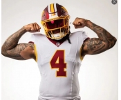 Mens Washington Commanders #4 Frankie Luvu White REDSKINS ERA Retro Nike Vapor F.U.S.E. Limited Jersey