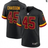 Mens Washington Commanders #45 K'Lavon Chaisson 2026 Black Alternate Vapor F.U.S.E.Limited Jersey