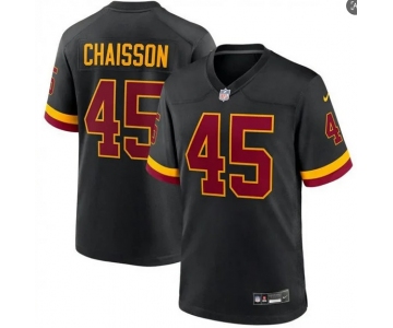 Mens Washington Commanders #45 K'Lavon Chaisson 2026 Black Alternate Vapor F.U.S.E.Limited Jersey
