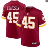 Mens Washington Commanders #45 K'Lavon Chaisson Nike 2026 Burgundy Vapor F.U.S.E.Limited Jersey Mens Washington Commanders #45 K'Lavon Chaisson Nike 2026 Burgundy Vapor F.U.S.E.Limited Jersey