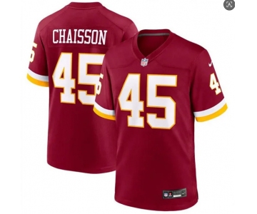 Mens Washington Commanders #45 K'Lavon Chaisson Nike 2026 Burgundy Vapor F.U.S.E.Limited Jersey