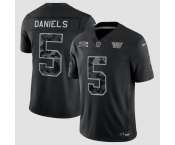 Men's Washington Commanders #5 Jayden Daniels Black 2026 F.U.S.E. Salute to Service Limited Football Stitched Jersey Men's Washington Commanders #5 Jayden Daniels Black 2026 F.U.S.E. Salute to Service Limited Football Stitched Jersey