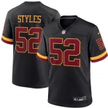 Men's Washington Commanders #52 Sonny Styles Black 2026 F.U.S.E. Hail Raiser Alternate Vapor Limited Stitched Football Jersey Men's Washington Commanders #52 Sonny Styles Black 2026 F.U.S.E. Hail Raiser Alternate Vapor Limited Stitched Football Jersey