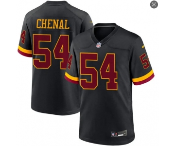 Mens Washington Commanders #54 Leo Chenal 2026 Black Alternate Vapor F.U.S.E.Limited Jersey