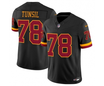 Men's Washington Commanders #78 Laremy Tunsil Black 2026 F.U.S.E. Hail Raiser Alternate Vapor Limited Stitched Football Jersey