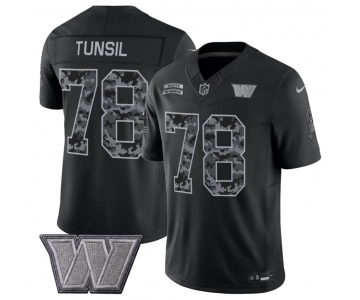 Men's Washington Commanders #78 Laremy Tunsil Black F.U.S.E. 2026 Salute to Service Limited Football Stitched Jersey