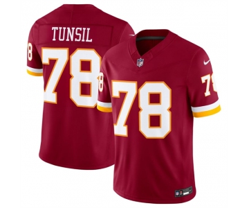 Men's Washington Commanders #78 Laremy Tunsil Burgundy 2026 F.U.S.E. Vapor Limited Stitched Football Jersey