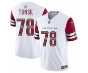 Men's Washington Commanders #78 Laremy Tunsil White 2025 F.U.S.E. Vapor Limited Football Stitched Jersey