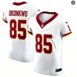 Mens Washington Commanders #85 Chig Okonkwo Nike 2026 White Away Vapor F.U.S.E.Limited Jersey