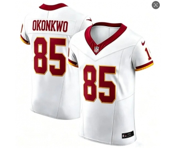 Mens Washington Commanders #85 Chig Okonkwo Nike 2026 White Away Vapor F.U.S.E.Limited Jersey