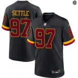 Mens Washington Commanders #97 Tim Settle 2026 Black Alternate Vapor F.U.S.E.Limited Jersey