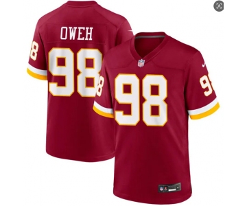 Mens Washington Commanders #98 Odafe Oweh Nike 2026 Burgundy Vapor F.U.S.E.Limited Jersey