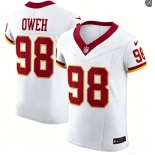 Mens Washington Commanders #98 Odafe Oweh Nike 2026 White Away Vapor F.U.S.E.Limited Jersey